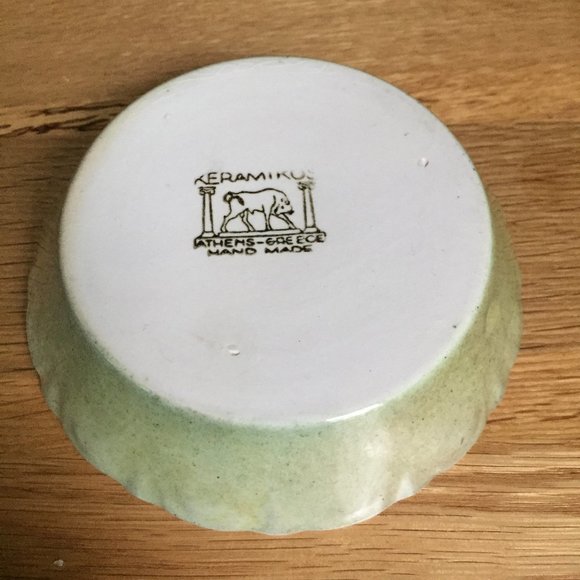 Vintage Keramikos Trinket Dish Bird Greece - Picture 3 of 8